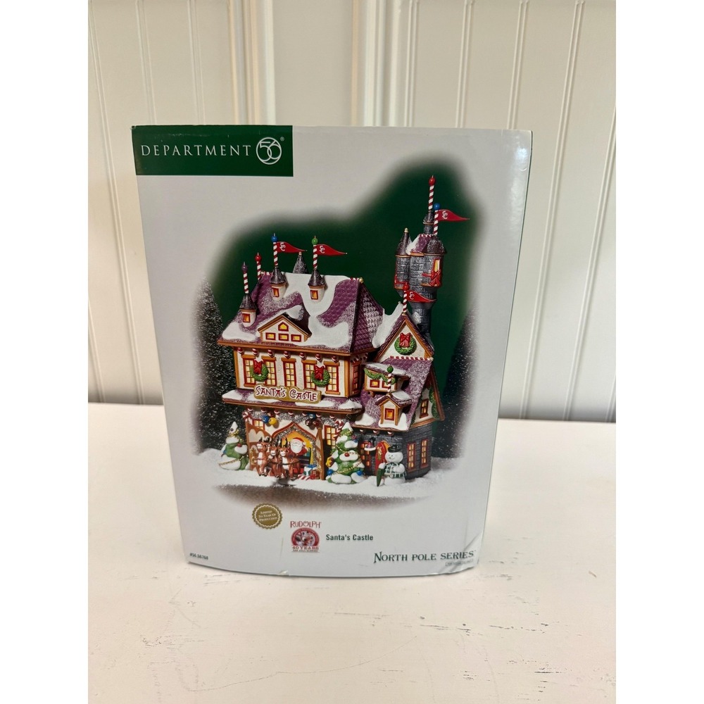 Dept 56 North Pole Series Rudolph Santa's Castle (56.5678) Ltd Ed (Retired) READ